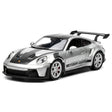 [TOY] 1:36 Porsche 2023 911 992 GT3 RS シルバー モデルカー Die-Cast