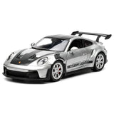 [TOY] 1:36 Porsche 2023 911 992 GT3 RS シルバー モデルカー Die-Cast