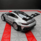 [TOY] 1:36 Porsche 2023 911 992 GT3 RS シルバー モデルカー Die-Cast