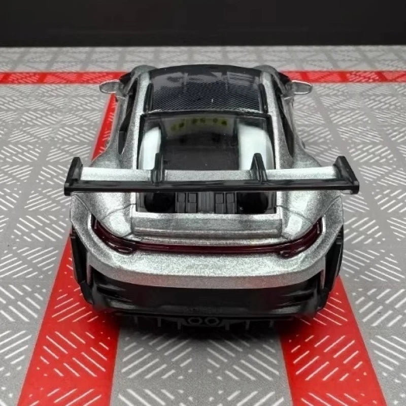 [TOY] 1:36 Porsche 2023 911 992 GT3 RS Silver Model Car Die-Cast