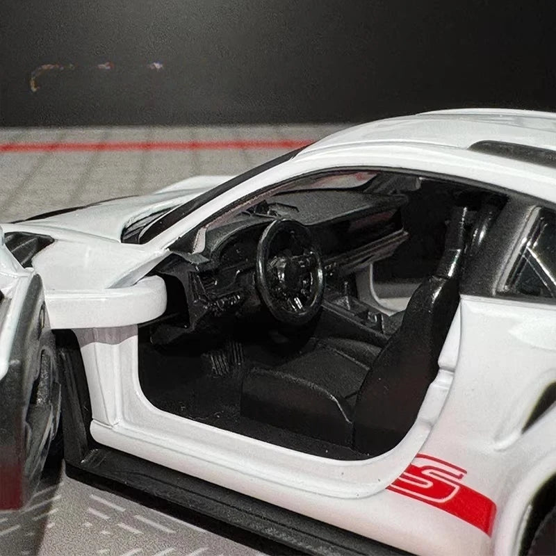 [TOY] 1:36 Porsche 2023 911 992 GT3 RS White Model Car Die-Cast
