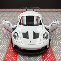 [TOY] 1:36 Porsche 2023 911 992 GT3 RS White Model Car Die-Cast