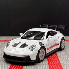 [TOY] 1:36 Porsche 2023 911 992 GT3 RS White Model Car Die-Cast