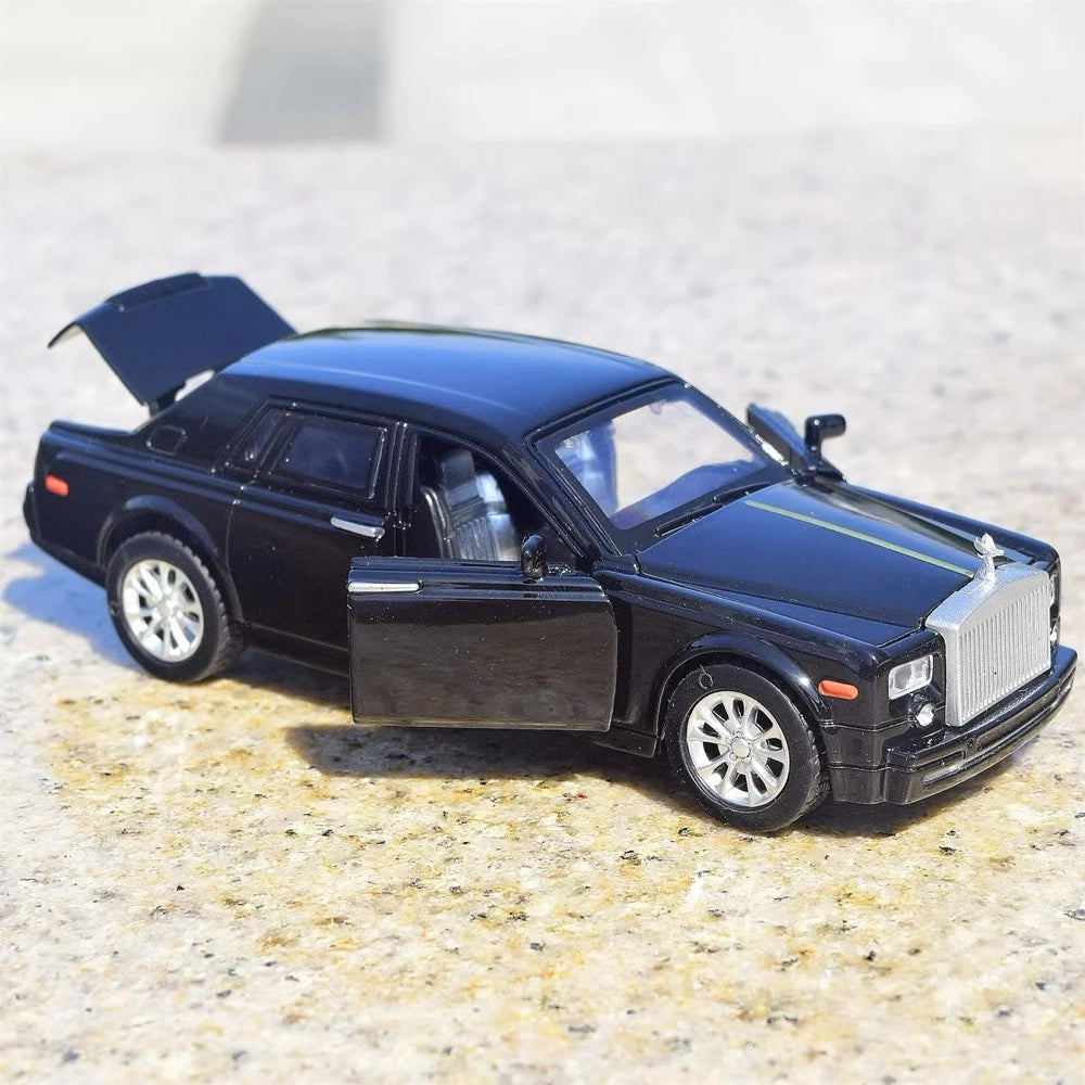 [TOY] 1:36 Rolls-Royce 2003 Phantom VII Black Model Car Die-Cast