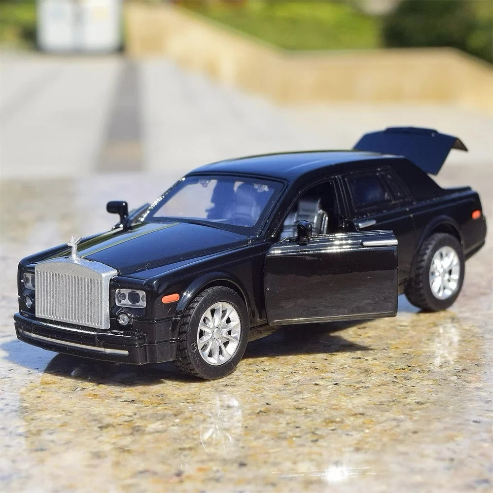 [TOY] 1:36 Rolls-Royce 2003 Phantom VII Black Model Car Die-Cast
