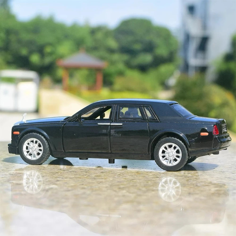 [TOY] 1:36 Rolls-Royce 2003 Phantom VII Black Model Car Die-Cast