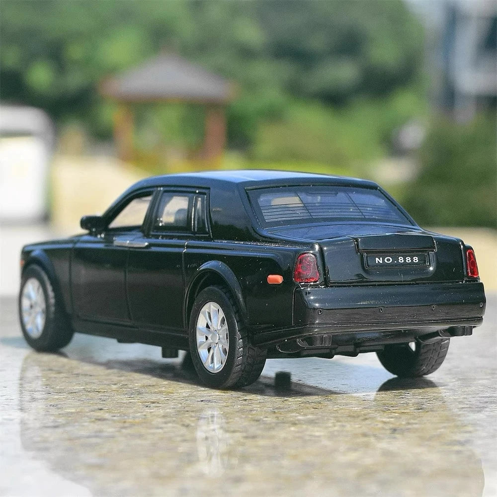 [TOY] 1:36 Rolls-Royce 2003 Phantom VII Black Model Car Die-Cast