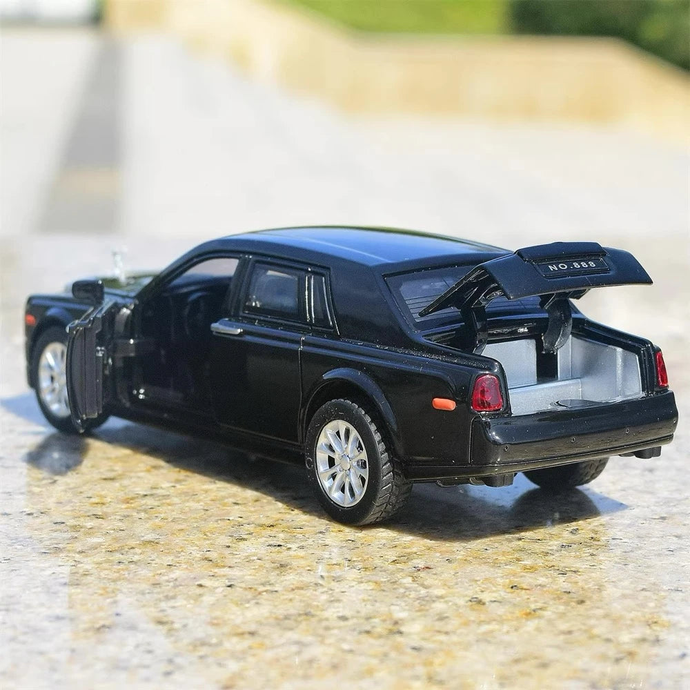 [TOY] 1:36 Rolls-Royce 2003 Phantom VII Black Model Car Die-Cast