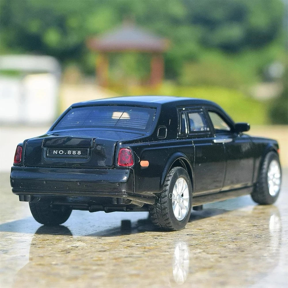 [TOY] 1:36 Rolls-Royce 2003 Phantom VII Black Model Car Die-Cast