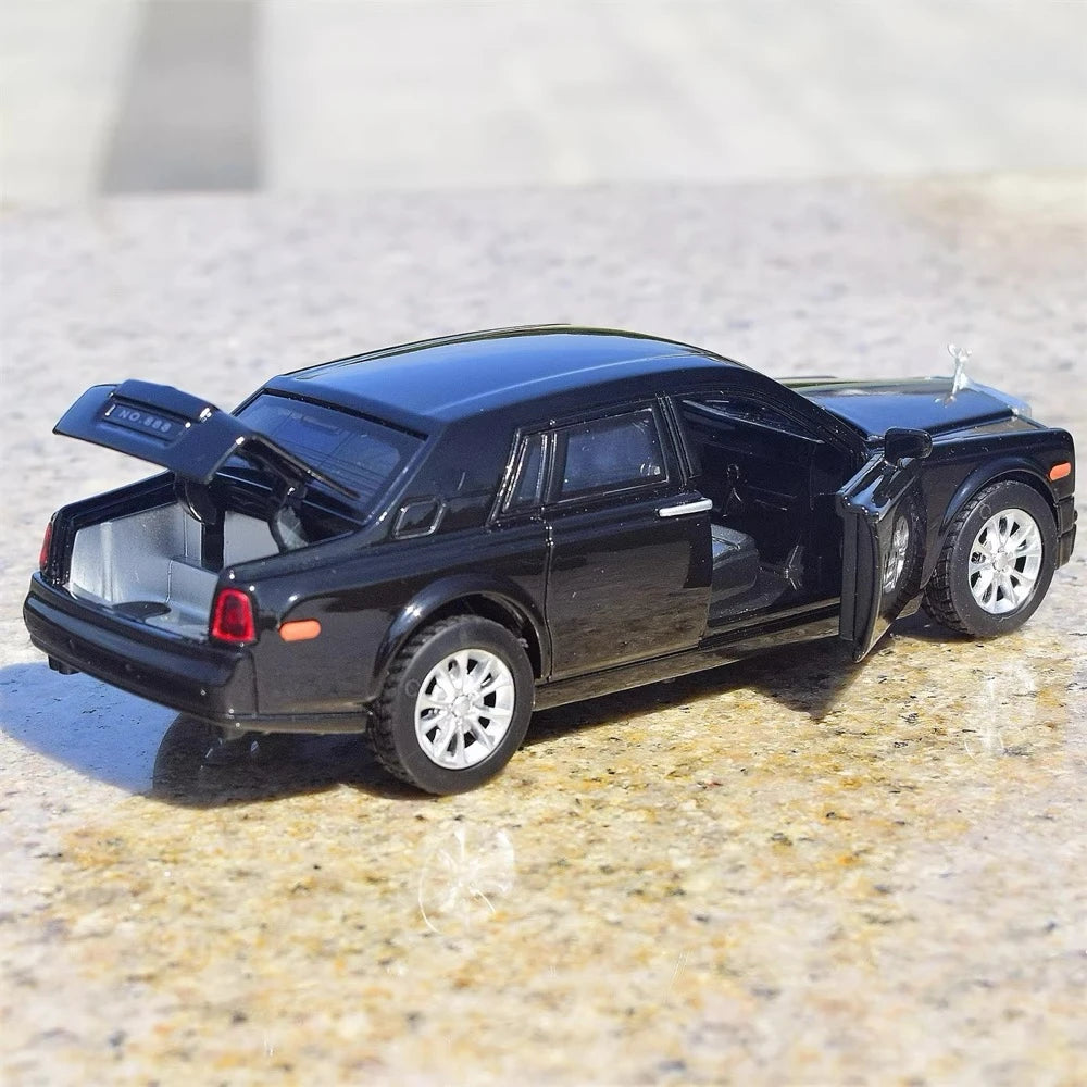 [TOY] 1:36 Rolls-Royce 2003 Phantom VII Black Model Car Die-Cast
