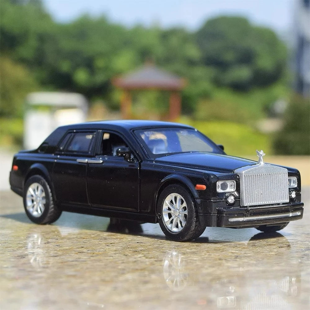 [TOY] 1:36 Rolls-Royce 2003 Phantom VII Black Model Car Die-Cast
