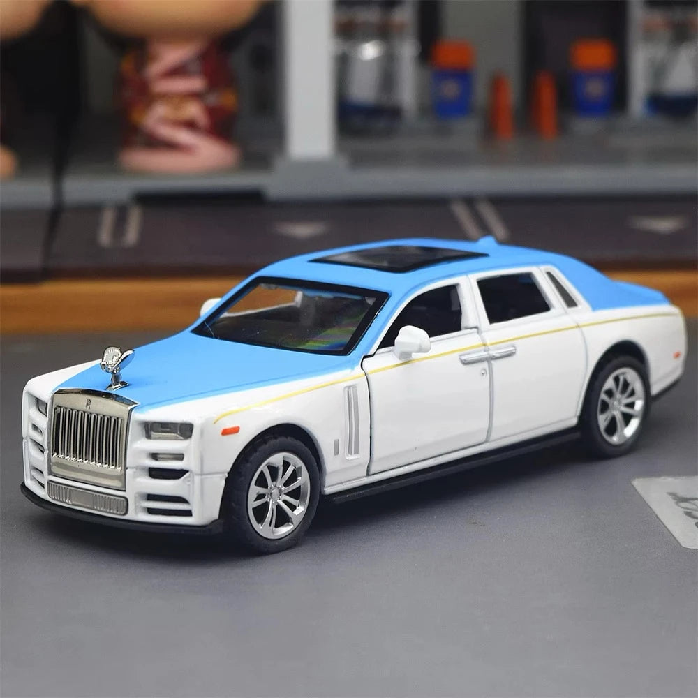 [TOY] 1:36 Rolls-Royce 2017 Ghost Blue Model Car Die-Cast