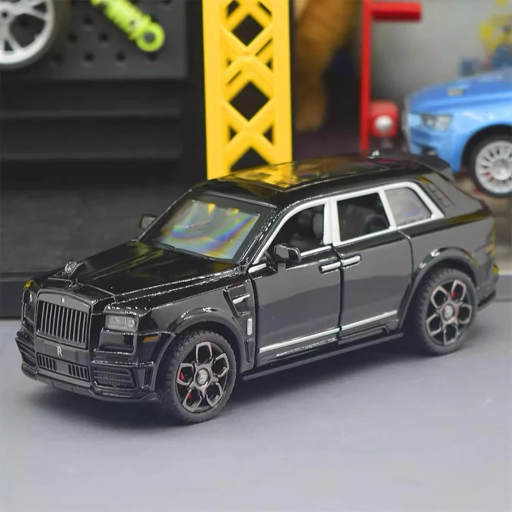 [TOY] 1:36 Rolls-Royce 2020 Cullinan Mansory Black Model Car Die-Cast