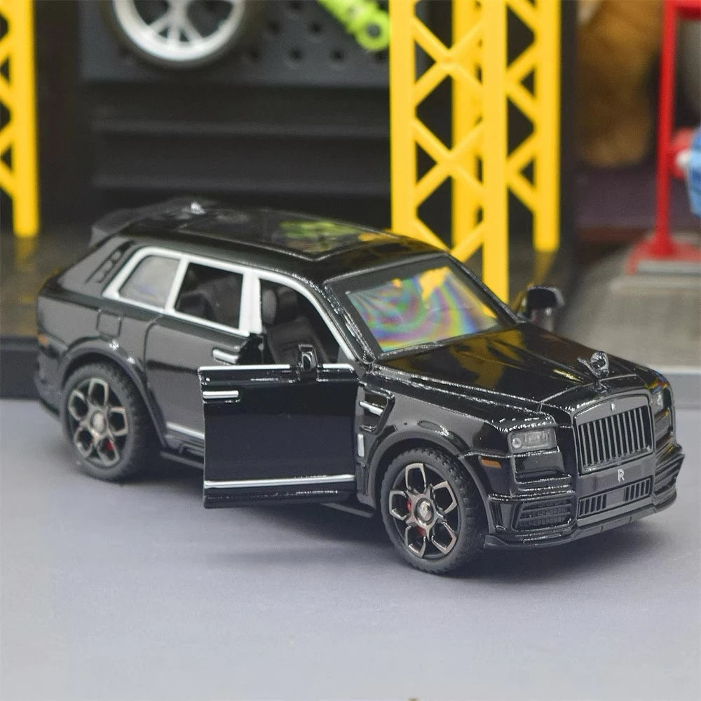 [TOY] 1:36 Rolls-Royce 2020 Cullinan Mansory Black Model Car Die-Cast