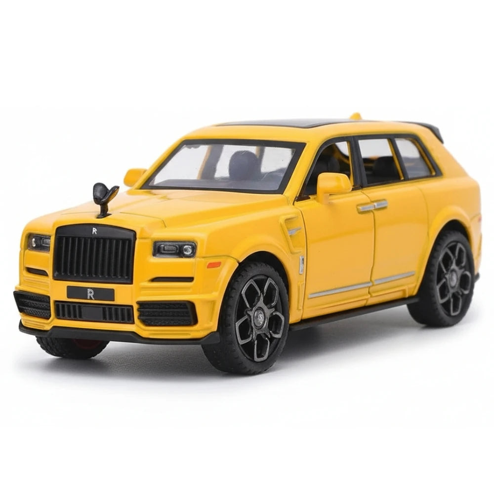 [TOY] 1:36 Rolls-Royce 2020 Cullinan Mansory Yellow Model Car Die-Cast