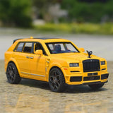 [TOY] 1:36 Rolls-Royce 2020 Cullinan Mansory Yellow Model Car Die-Cast