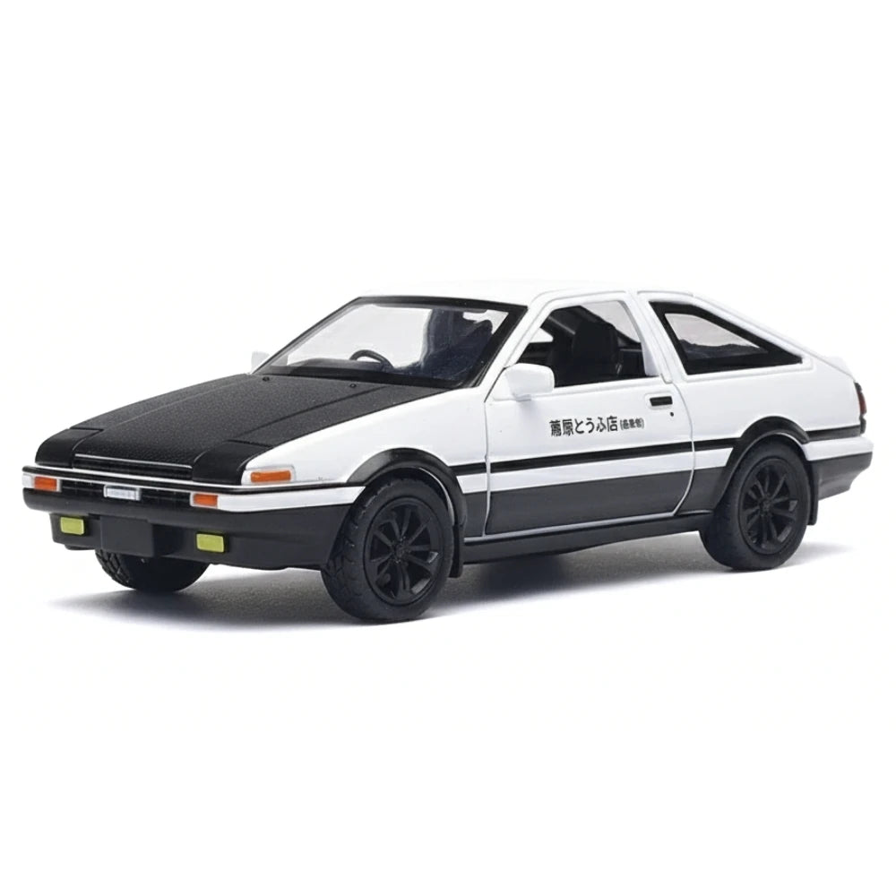[TOY] 1:36 Toyota 1983 Corolla AE86 Initial D Model Car Die-Cast