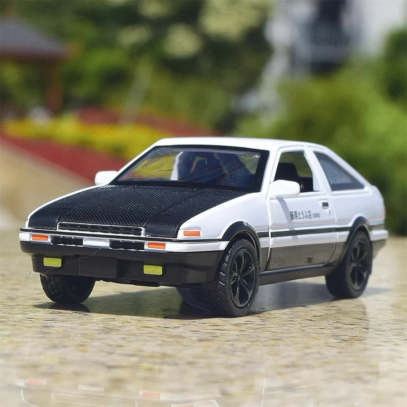 [TOY] 1:36 Toyota 1983 Corolla AE86 Initial D Model Car Die-Cast