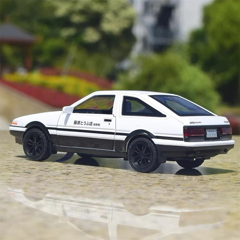 [TOY] 1:36 Toyota 1983 Corolla AE86 Initial D Model Car Die-Cast