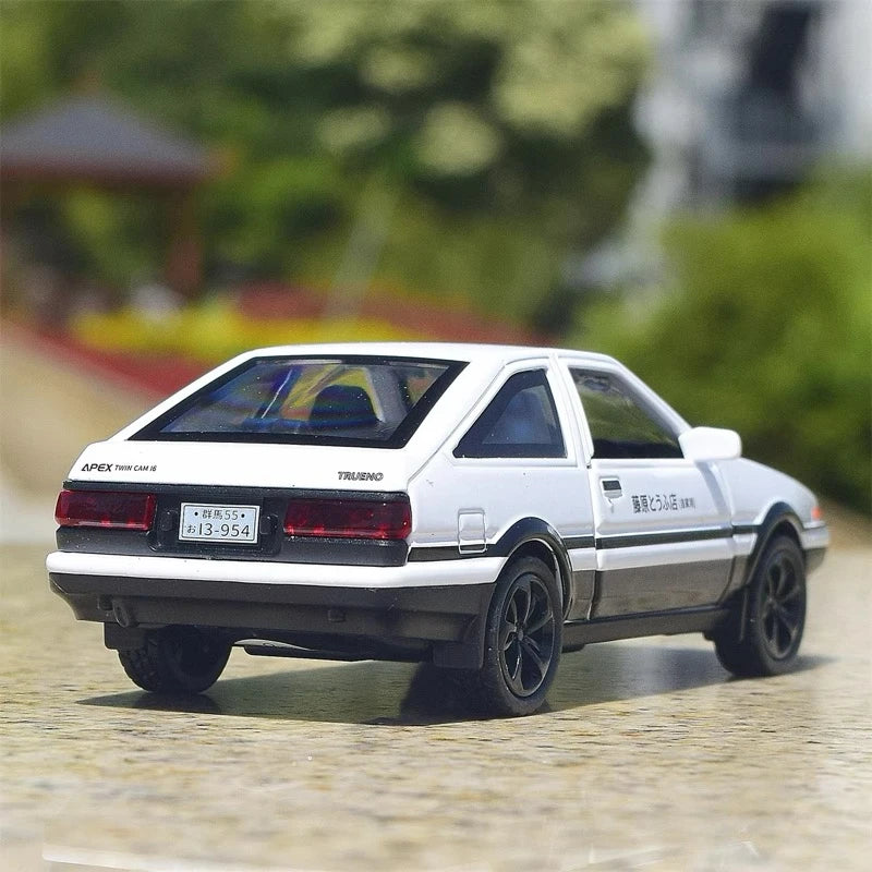 [TOY] 1:36 Toyota 1983 Corolla AE86 Initial D Model Car Die-Cast