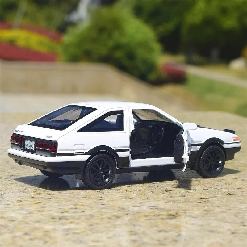 [TOY] 1:36 Toyota 1983 Corolla AE86 Initial D Model Car Die-Cast