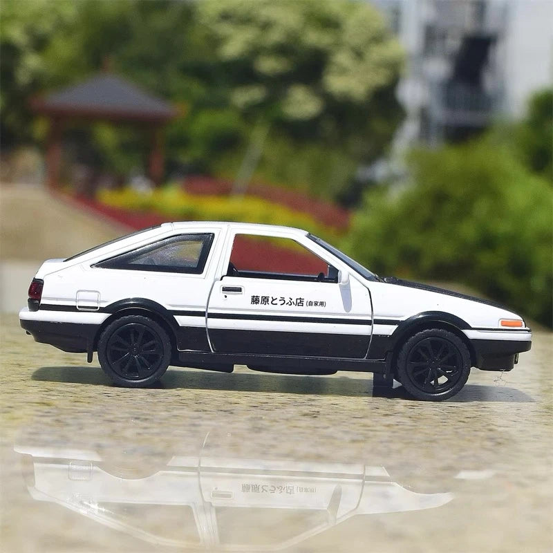 [TOY] 1:36 Toyota 1983 Corolla AE86 Initial D Model Car Die-Cast