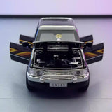 Toyota 1988 Hilux preto 1:36 – modelo de exposição em metal fundido