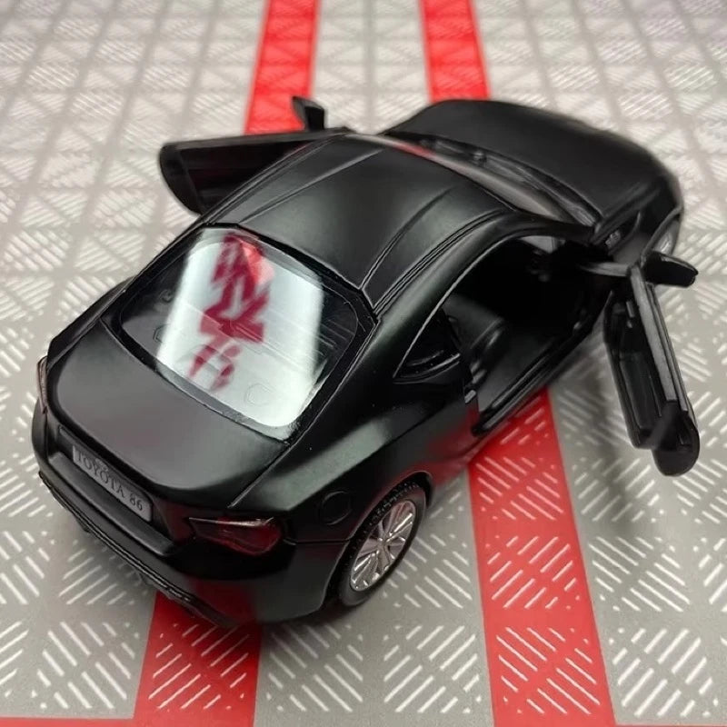 [TOY] 1:36 Toyota 2012 86 ZN6 Black Model Car Die-Cast