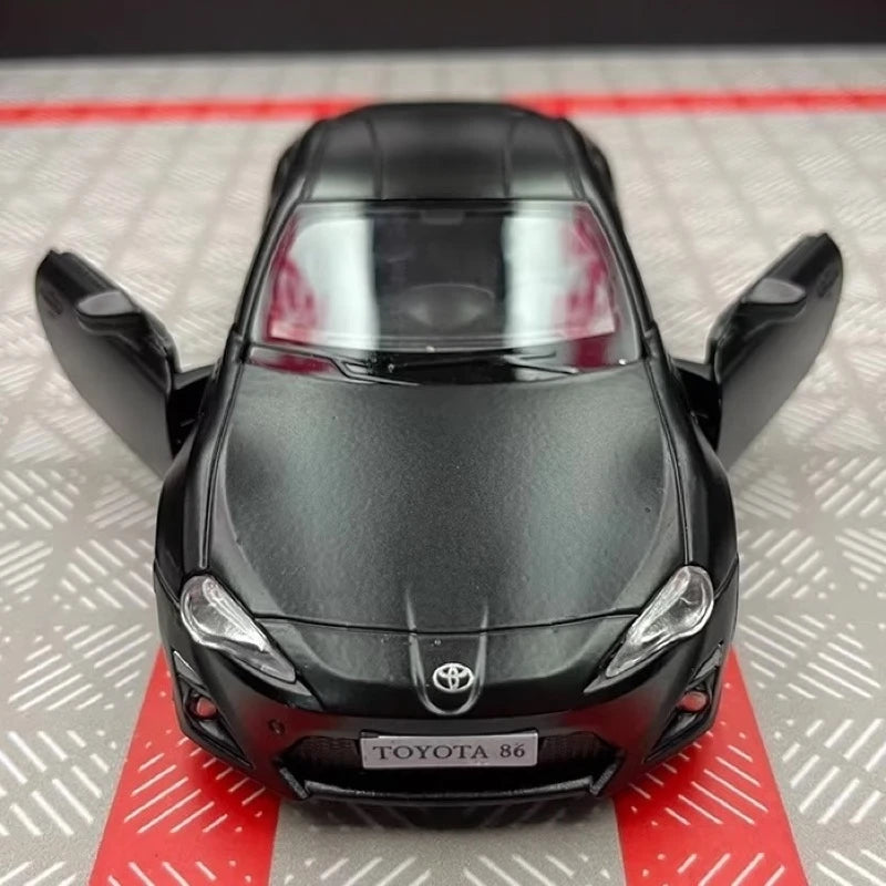 [TOY] 1:36 Toyota 2012 86 ZN6 Black Model Car Die-Cast