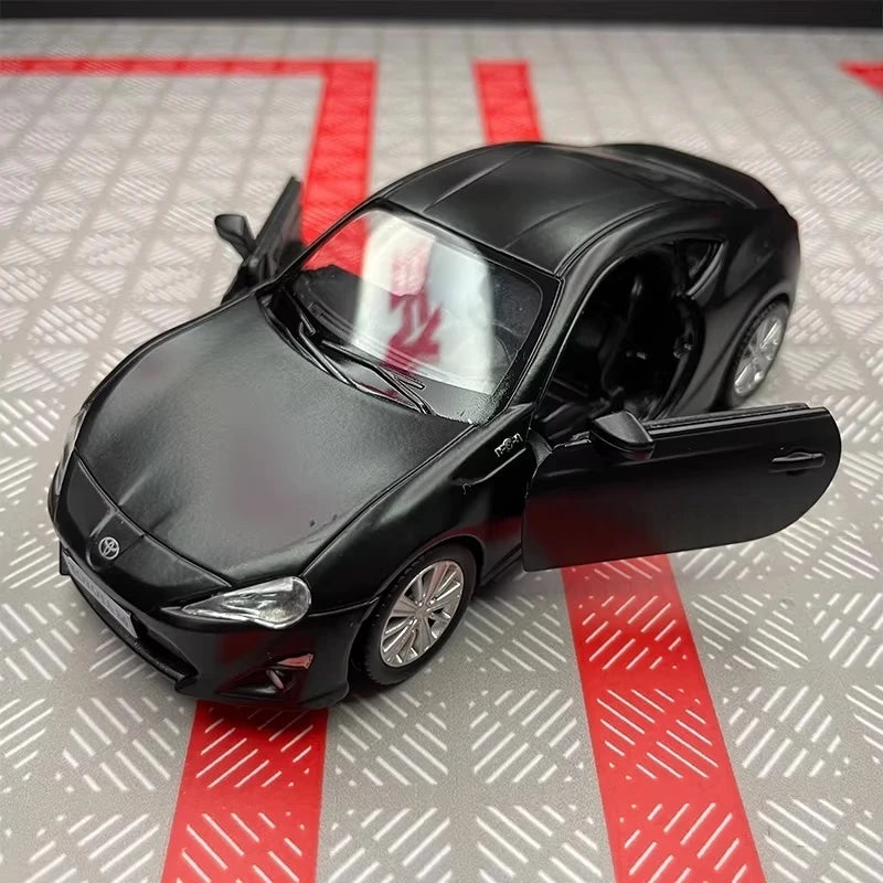 [TOY] 1:36 Toyota 2012 86 ZN6 Black Model Car Die-Cast