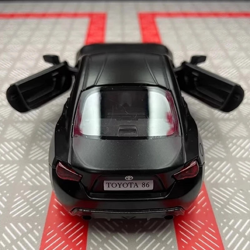 [TOY] 1:36 Toyota 2012 86 ZN6 Black Model Car Die-Cast