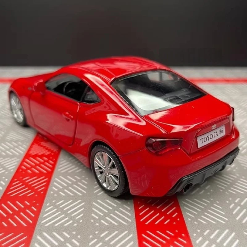 [TOY] 1:36 Toyota 2012 86 ZN6 Red Model Car Die-Cast