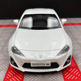 [TOY] 1:36 Toyota 2012 86 ZN6 White Model Car Die-Cast