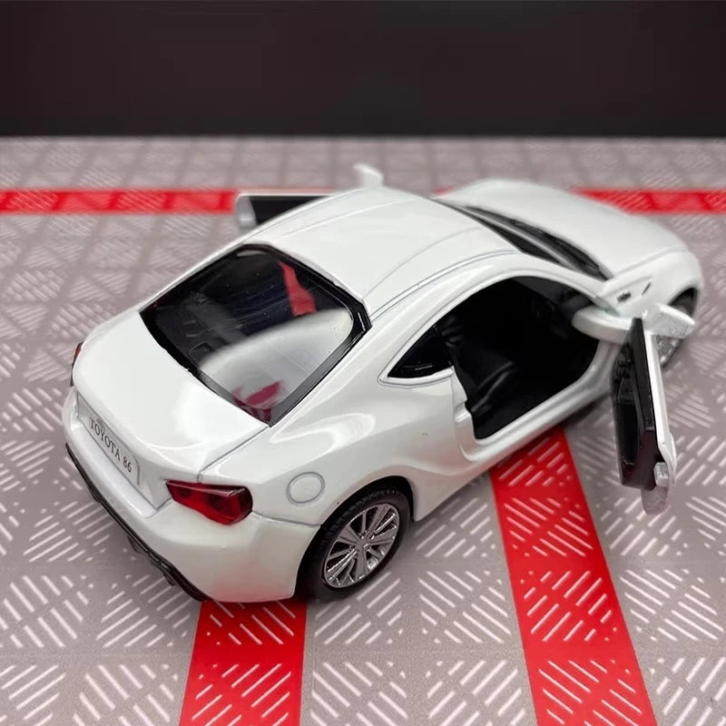 [TOY] 1:36 Toyota 2012 86 ZN6 White Model Car Die-Cast