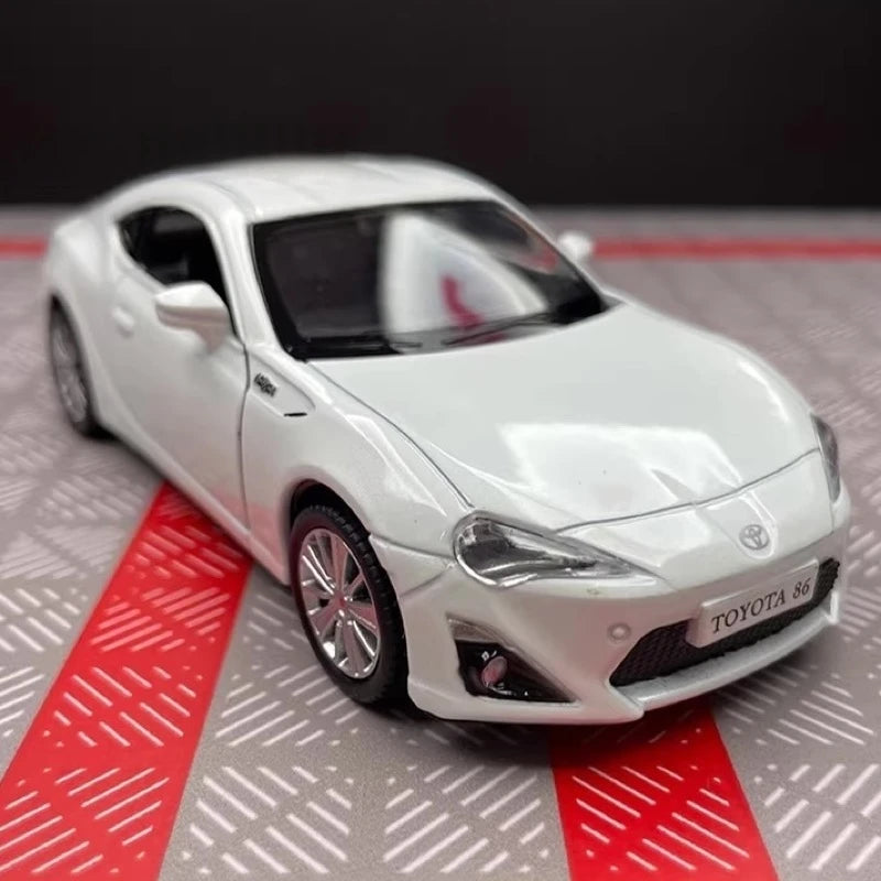 [TOY] 1:36 Toyota 2012 86 ZN6 White Model Car Die-Cast