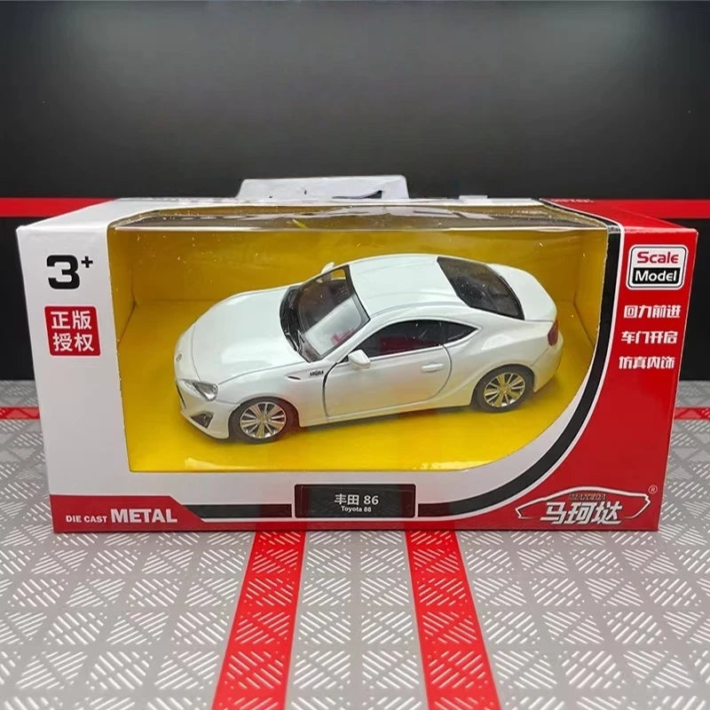 [TOY] 1:36 Toyota 2012 86 ZN6 White Model Car Die-Cast