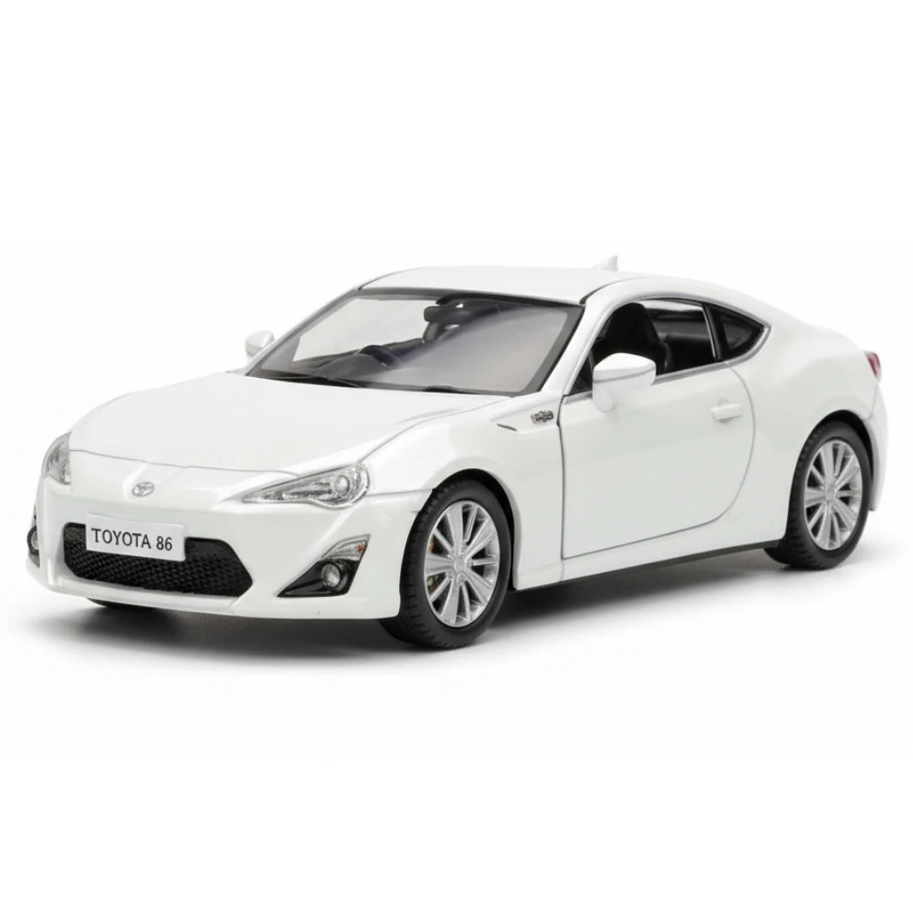 [TOY] 1:36 Toyota 2012 86 ZN6 White Model Car Die-Cast