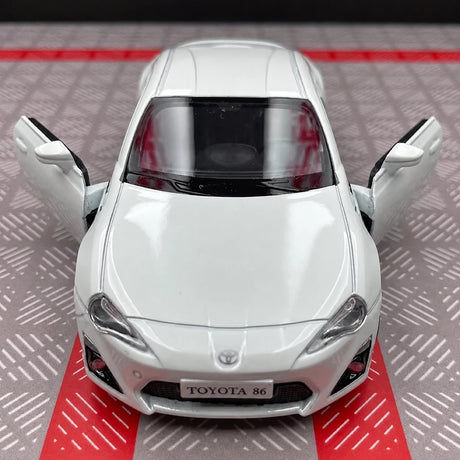 [TOY] 1:36 Toyota 2012 86 ZN6 White Model Car Die-Cast