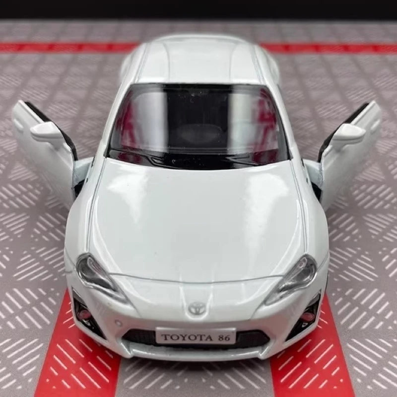 [TOY] 1:36 Toyota 2012 86 ZN6 White Model Car Die-Cast