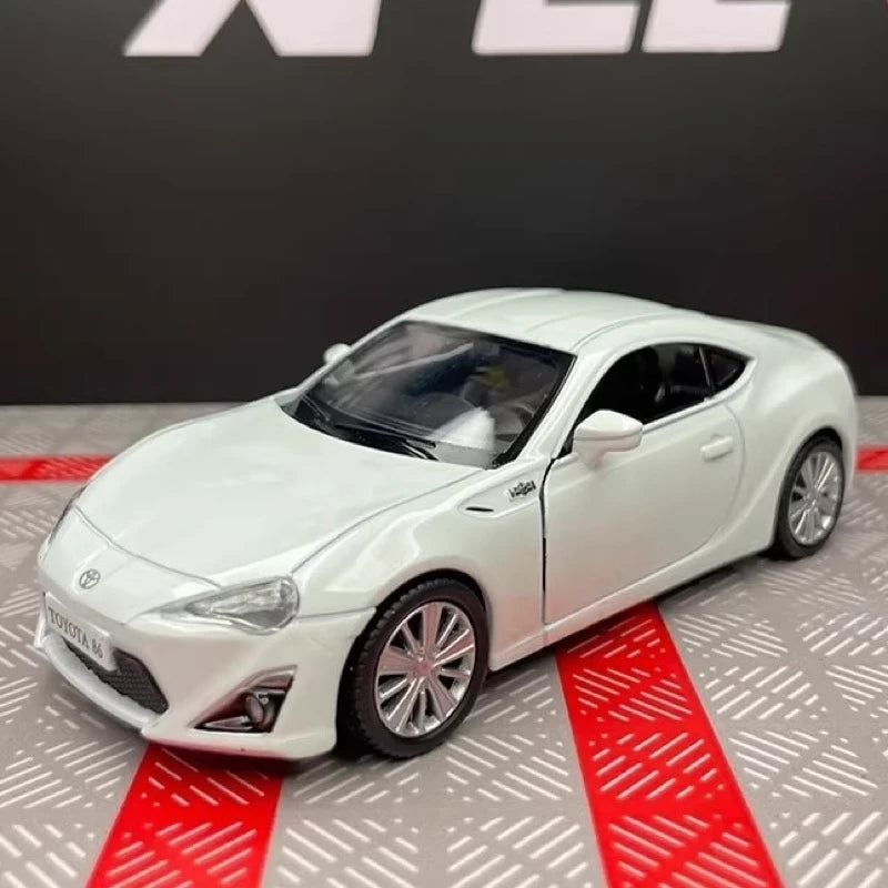 [TOY] 1:36 Toyota 2012 86 ZN6 White Model Car Die-Cast