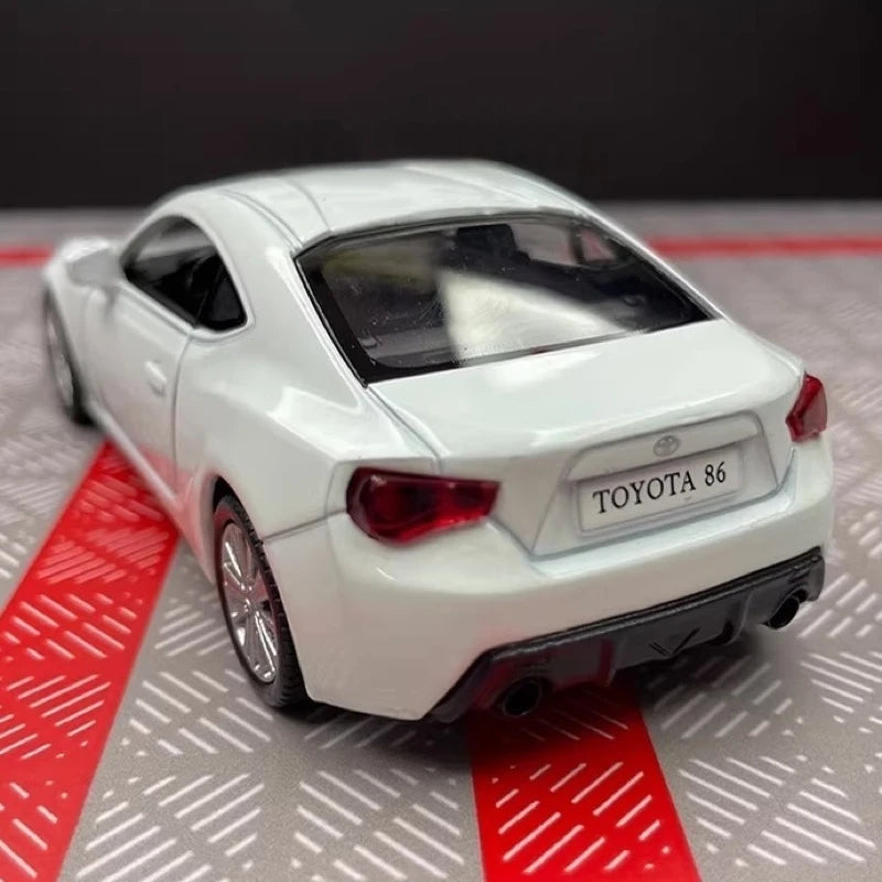 [TOY] 1:36 Toyota 2012 86 ZN6 White Model Car Die-Cast