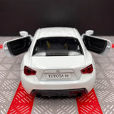 [TOY] 1:36 Toyota 2012 86 ZN6 White Model Car Die-Cast