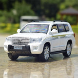 [TOY] 1:36 Toyota 2012 Land Cruiser LC200 White Model Car Die-Cast