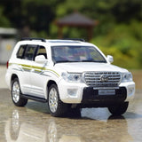 [TOY] 1:36 Toyota 2012 Land Cruiser LC200 White Model Car Die-Cast