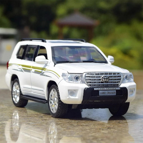 [TOY] 1:36 Toyota 2012 Land Cruiser LC200 White Model Car Die-Cast