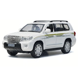 [TOY] 1:36 Toyota 2012 Land Cruiser LC200 White Model Car Die-Cast