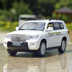 [TOY] 1:36 Toyota 2012 Land Cruiser LC200 White Model Car Die-Cast