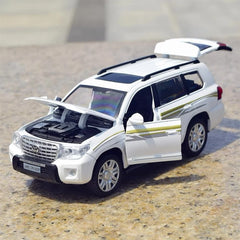 [TOY] 1:36 Toyota 2012 Land Cruiser LC200 White Model Car Die-Cast