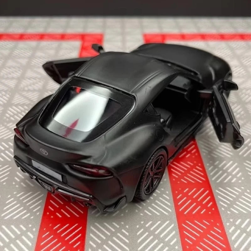 [TOY] 1:36 Toyota 2019 Supra A90 nero modellino di auto Die-Cast