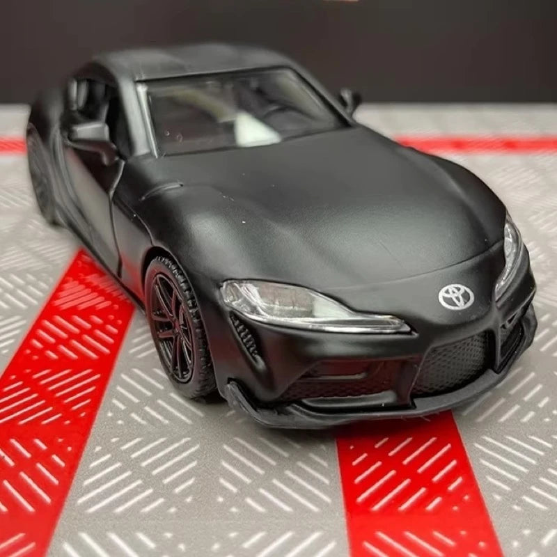 [TOY] 1:36 Toyota 2019 Supra A90 nero modellino di auto Die-Cast